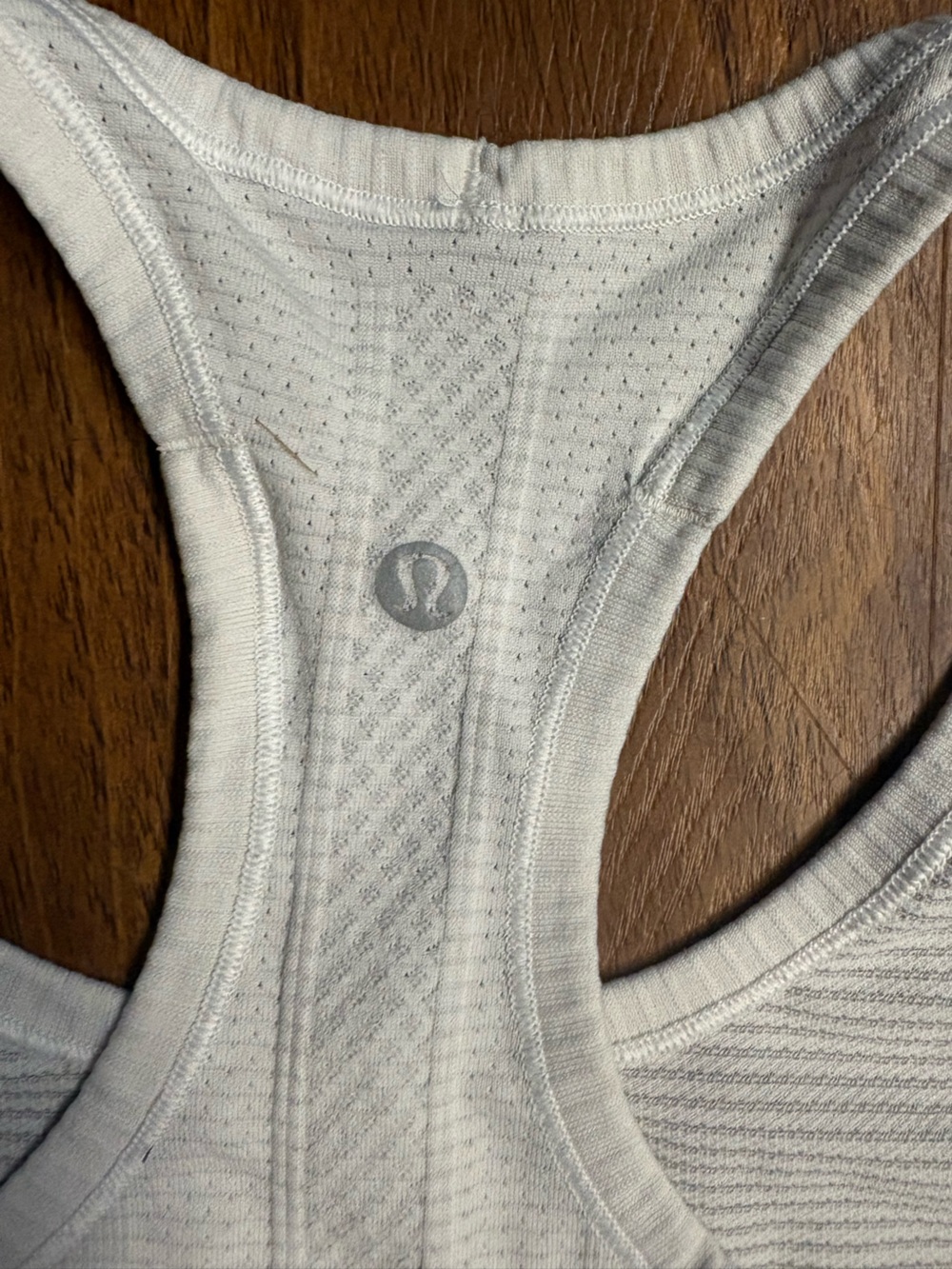 lululemon athletica White Racerback Tank Top